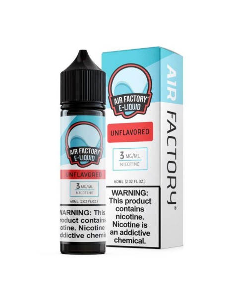 Unflavored by Air Factory E-Liquid 60ml