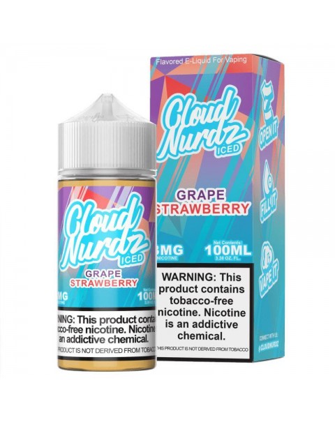 Grape Strawberry Iced by Cloud Nurdz TFN 100ml