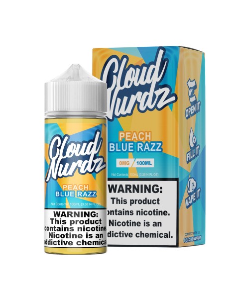 Peach Blue Razz by Cloud Nurdz 100ml