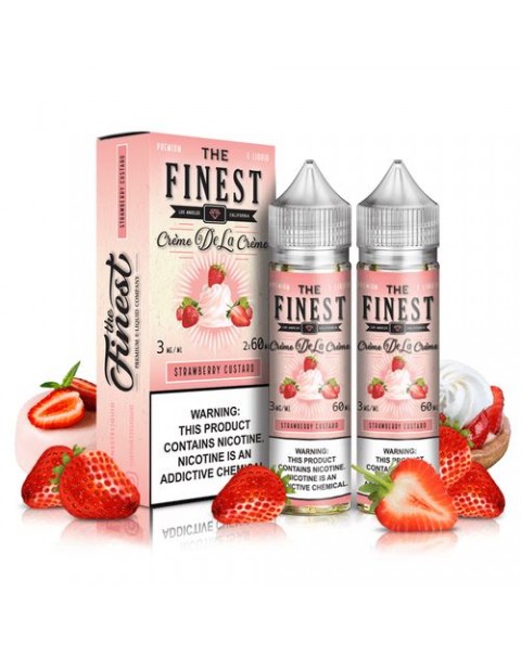 Strawberry Custard by Finest Creme De La Creme 120ML