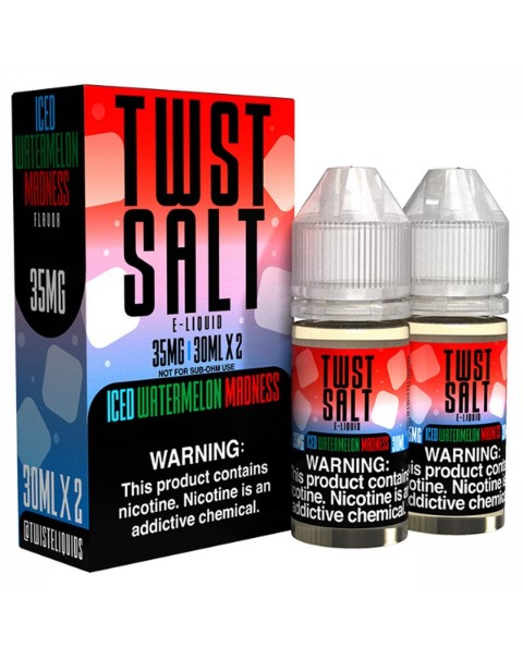 Iced Watermelon Madness by Twist Salt E-Liquids 60ml