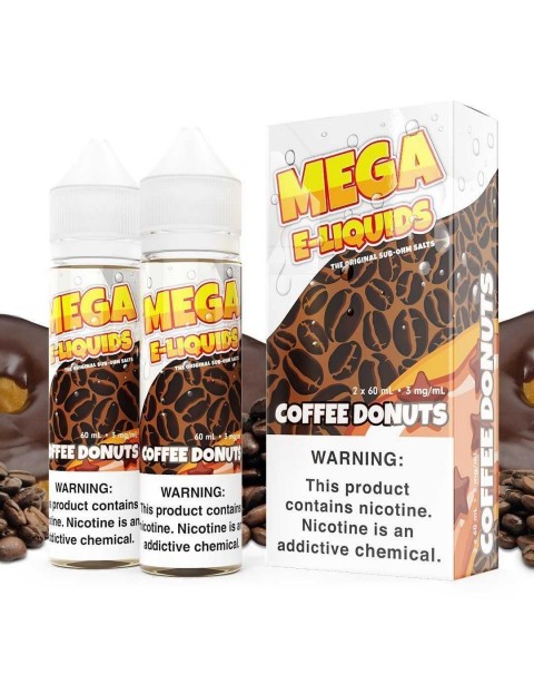 Coffee Donuts by MEGA SUB OHM SALT SERIES 2X 60ML