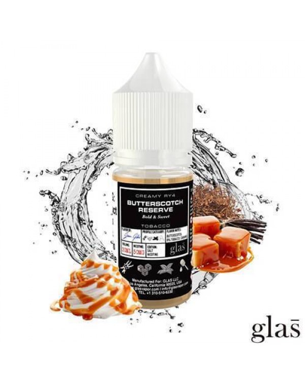 Butterscotch Reserve by Glas Basix Nic Salts 30ml