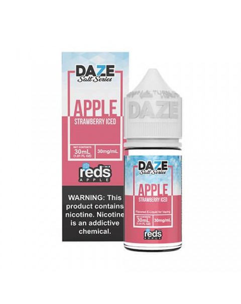 Reds Strawberry Iced by VAPE 7 DAZE SALT E-Liquid 30ml