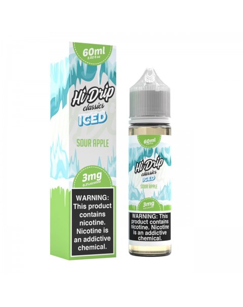 Sour Apple Iced by Hi-Drip Classics E-Liquid 60ML