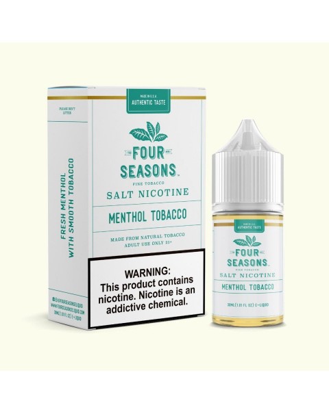 Menthol Tobacco by Four Seasons Salt 30ML